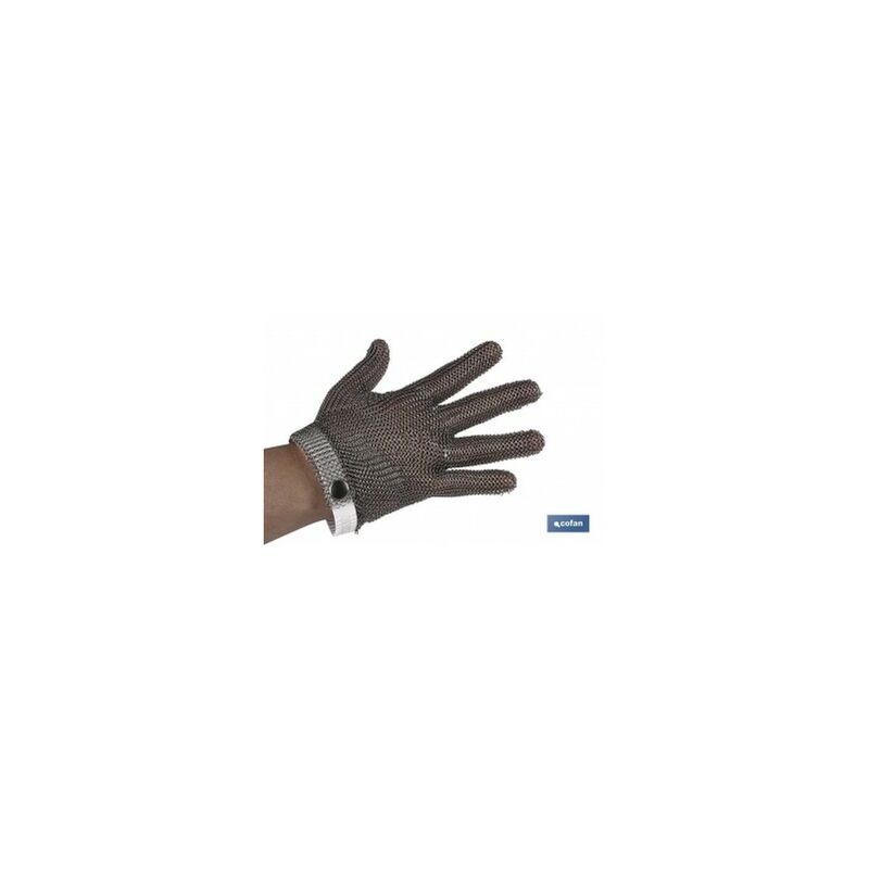 Cofan - Guante anticorte acero inox carnicero t-xl...