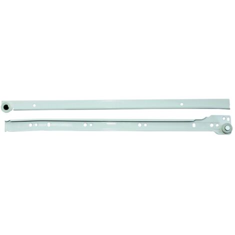 Blister guida per cassetti 45 cm. bianco 2 pezzi