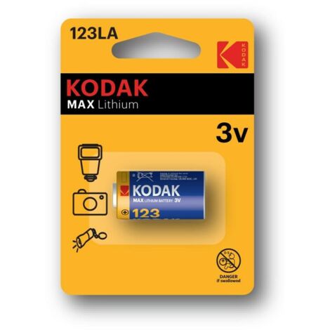 Blister kodak batterie kodak litio telecomando ultra 123