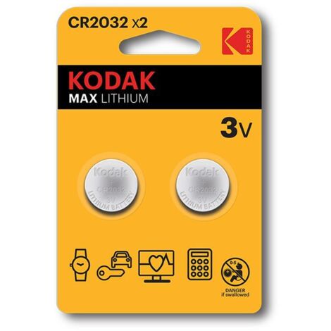 Blister kodak Pila Boton/Litio Ultra CR 2032 Blister de 2 UDE