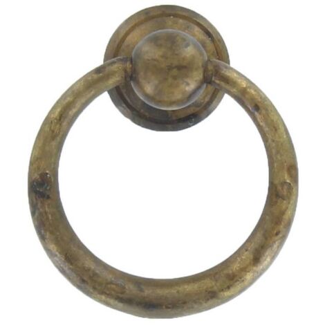 Blister maniglia 09202 d 33x39 mm. ottone anticato