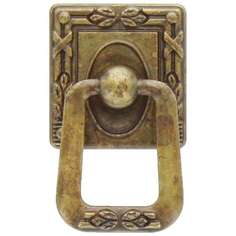 Blister maniglia 12060 33x54 mm. p.p. ottone anticato