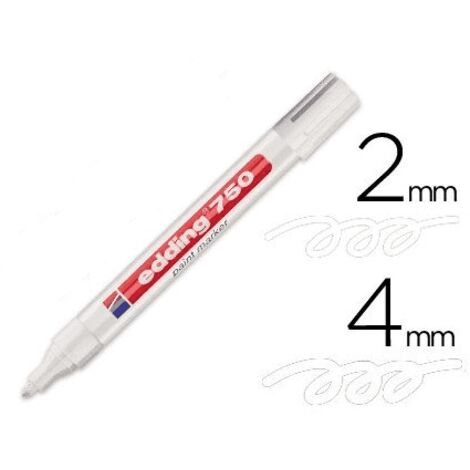 BLISTER MARCADOR PERMANENTE EDDING 750 BLANCO