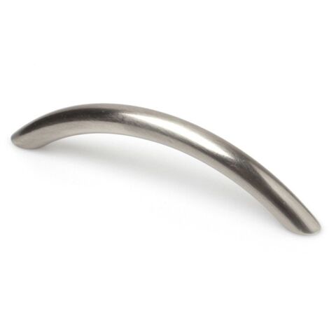 Blister mit 4 Möbelgriffen aus satiniertem Nickel-Zamak, Mod. 153, 96 mm REI