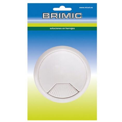Blister Passacavo Tappo TPC01 Ø60x22mm Bianco 90621 EDM