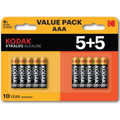 Blister Pilas KODAK ALCALINA XTRALIFE AAA LR3 - Blister 5+5