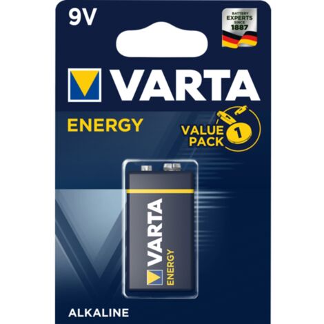 Blister pilas varta alcalina energy 6lr61 9v