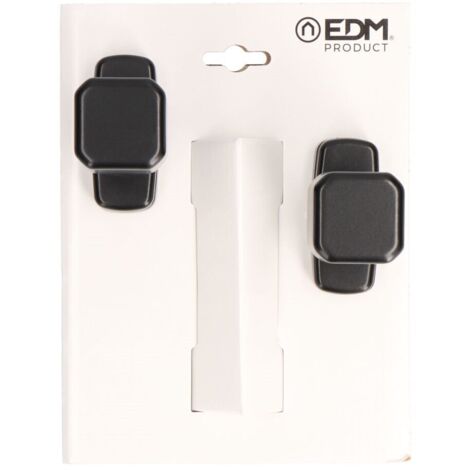 Blister pomo recuperable 6807 aluminio negro edm