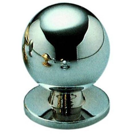 Blister pomolo 2172 2003 d 20 mm. ottone cr luc 2 pezzi