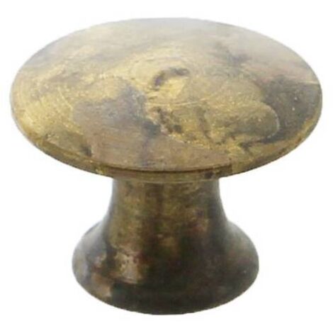 Blister pomolo 24459 d 18 mm. ottone anticato 2 pezzi