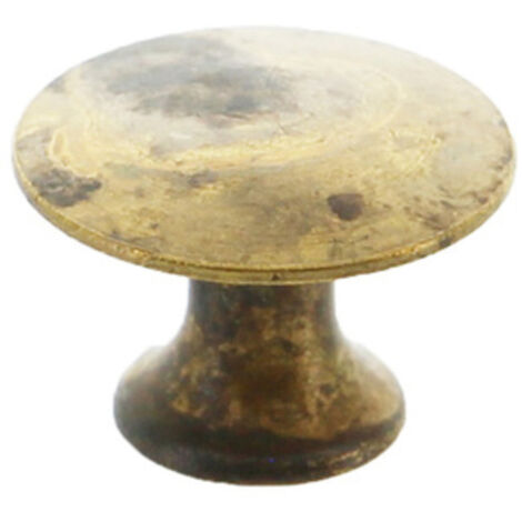 Blister pomolo 24459 d 22 mm. ottone anticato 2 pezzi