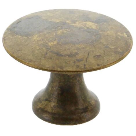Blister pomolo 24459 d 30 mm. ottone anticato 2 pezzi