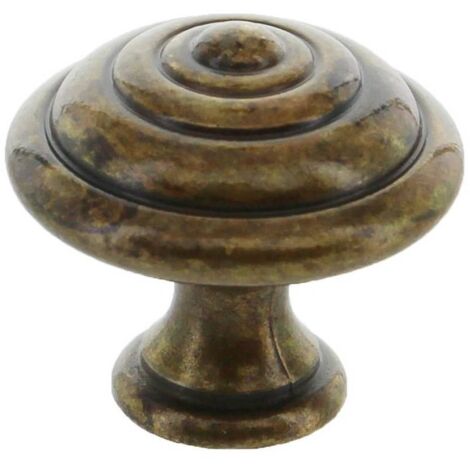 Blister pomolo antich. 24499 mm.30 ottone ant. (pezzi.2)
