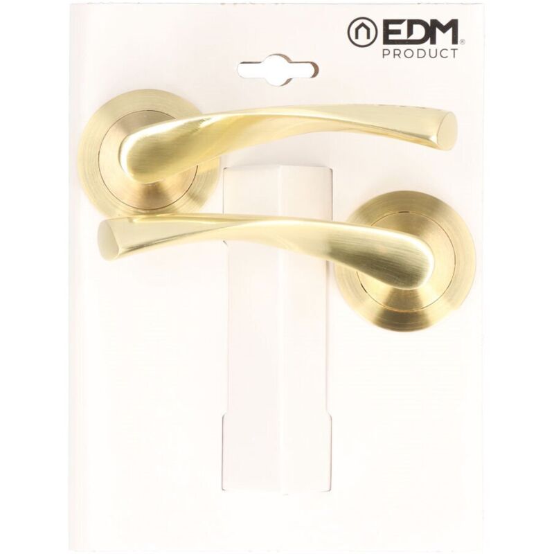 EDM - Blister Rosette 707 Laiton Satiné