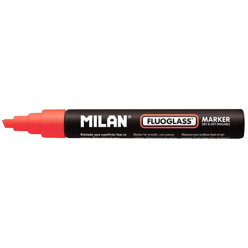 

Blister rotulador rojo fluoglass 2-4mm - Milan