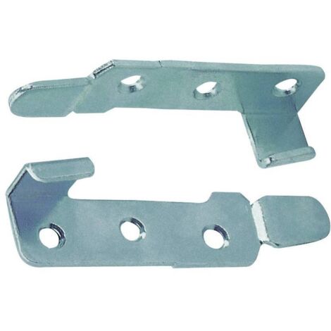 Blister serie ferri da letto brev. 95 mm. zincato 4 pezzi