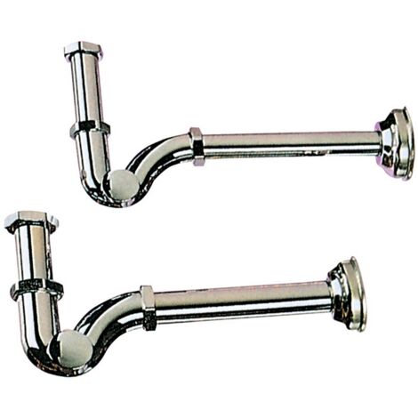 Blister sifone a s ottone cromato d 1.1/4