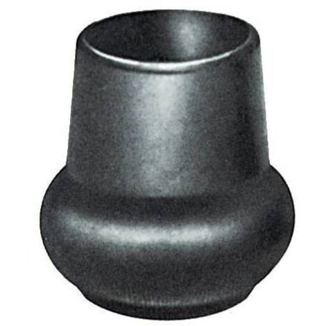 Blister sottopiede per tubo a pera 40 mm. nero 4 pezzi