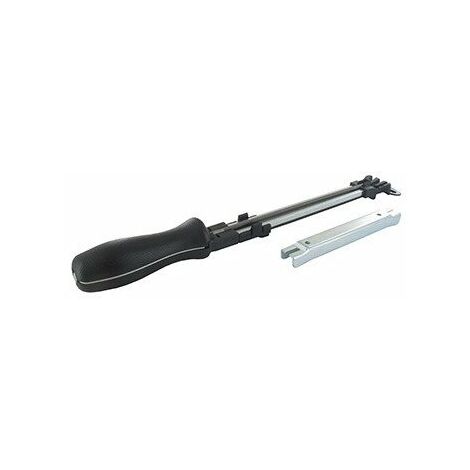 Blister Tecomec Avec Porte Lime, Poignée Ergonomique, Curette, Lime Plate (pferd) Et Lime Ronde (vallorbe) ø 11/64'' (4,5 Mm) Po