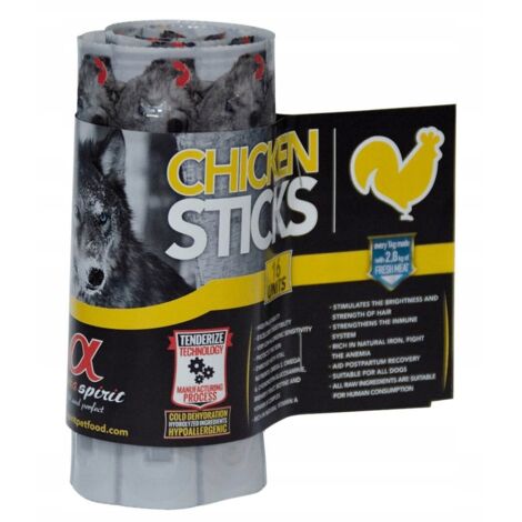 Blisterpackung mit 16 Chicken Fingers für Hunde