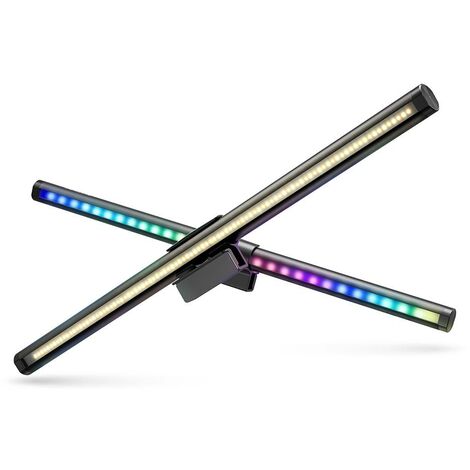 Blitzwolf BW-CML2 RGB LED Lampe Monitor Licht Bar Monitobeleuchtung Büro Schwarz