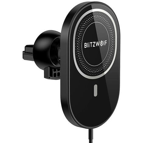 BlitzWolf BW-CW4 15W Kabelloses Laden KFZ-Handyhalterung Smartphonehalterung fürs Auto Schwarz