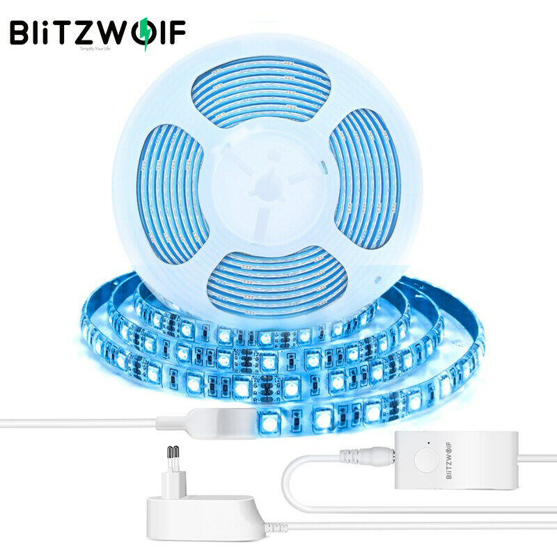 Image of BlitzWolf BW-LT11 2M Smart APP Control RGBW LED Strip Light Kit (2M EU Plug)
