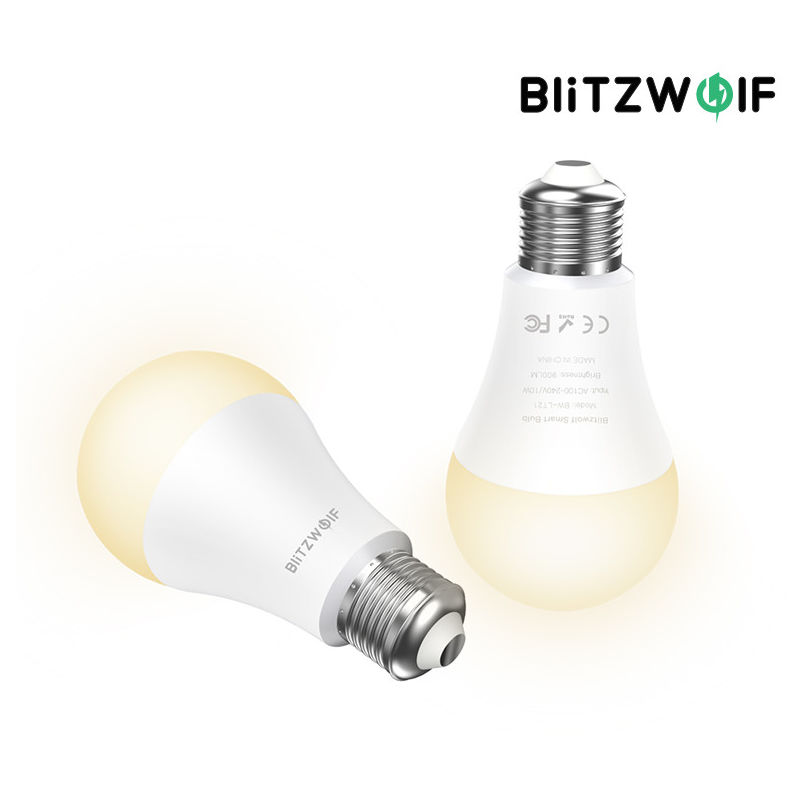 

BlitzWolf BW-LT21 3000K + RGB Smart Wifi LED Lámparas de bombilla inteligente con aplicación Control remoto Soporte para Amazon para Echo para Google