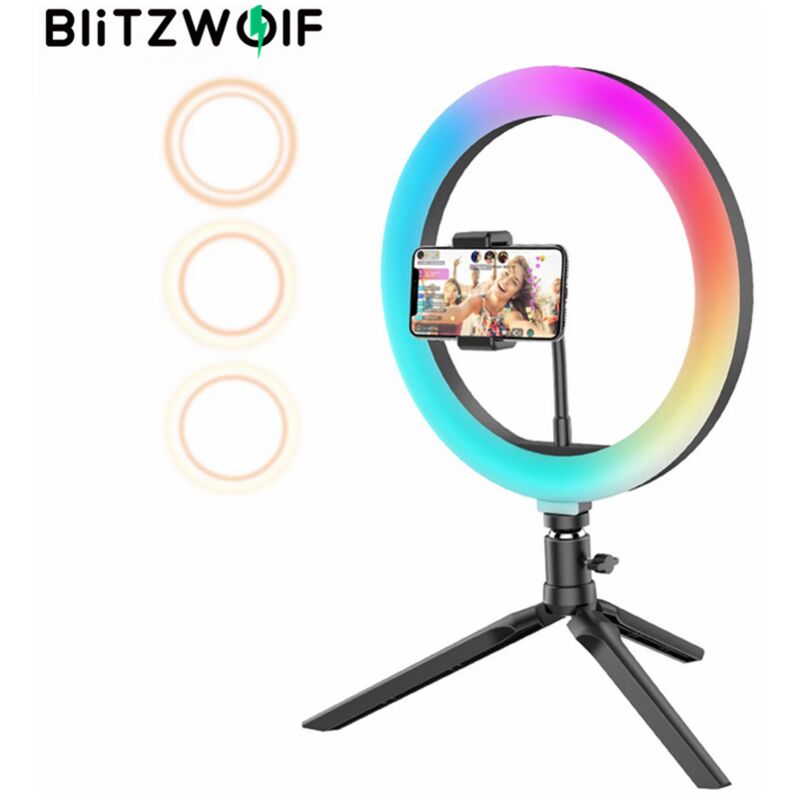 BlitzWolf BW-SL5 Anello luminoso a LED RGB da 10