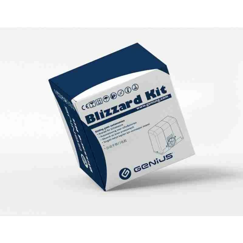 104014 Kit Pour Portails Coulissants Faac Genius Blizzard Enc 500 433 Mhz rc 104014 230V