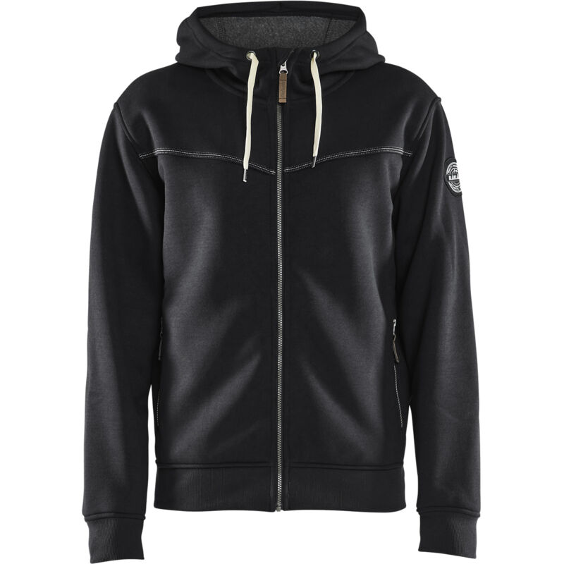 Blaklader Arbeitskapuzen-sweatshirt Mit Reißverschluss, Thermische Fütterung 4933 – Schwarz Xxxl