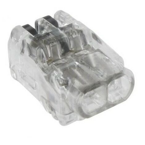 Blm 495120 - 100 x Connecteur à leviers 'mini' 2 entrées - transparent