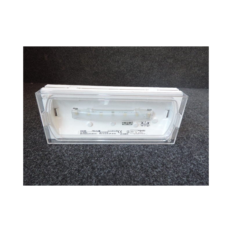 Bloc autonome baes led blanc 340lm antipanique adressable 1heure 255x104x74mm IK07 IP42 Pyros Schneider