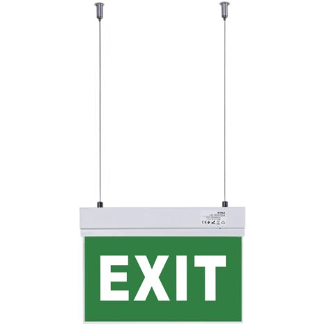 Bloc autonome d'éclairage de sécurité avec pictogramme "EXIT" -