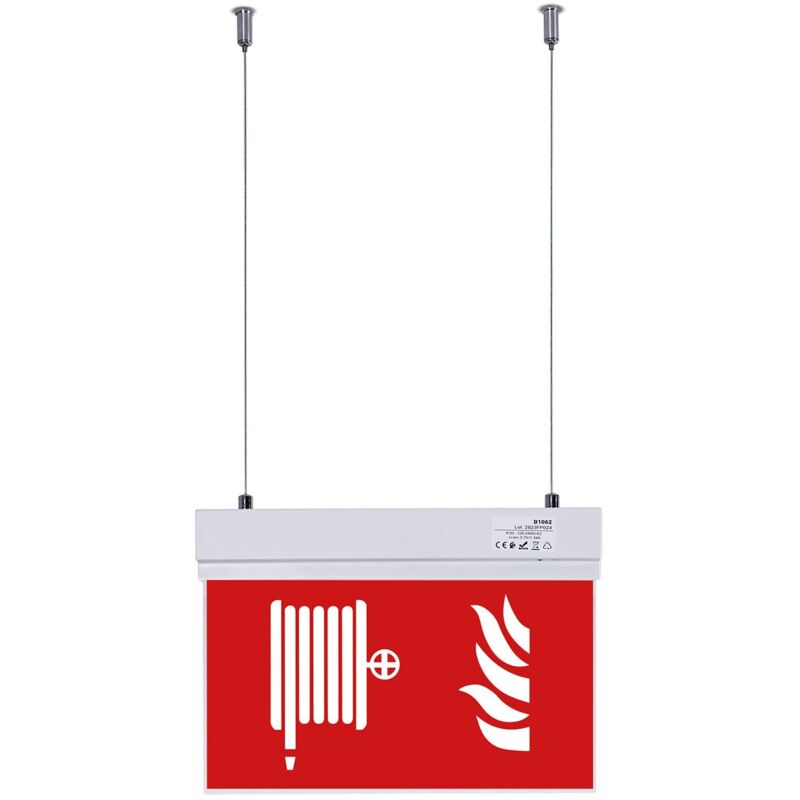 Bloc autonome d'éclairage de sécurité avec pictogramme 'robinet