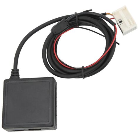 Bloc Bluetooth adaptateur AUX entrée amplificateur filtre anti-bruit audio sans fil kit mains libres appel remplacement voiture haut-parleur.