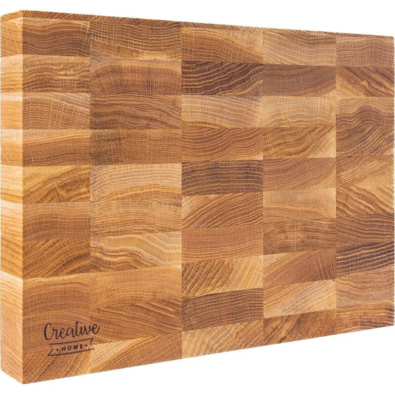 Bloc Boucher Bois Chêne 32x24 cm Grande Planche Cuisine