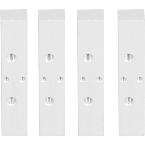 Bloc chauffant aluminium 4 pièces avec 2 buses et siège fixe pour imprimante 3D Makerbot MK8