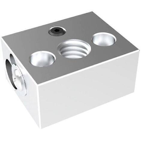 Bloc chauffant en aluminium/cuivre spécialement conçu pour l'extrudeuse d'imprimante 3D Ender3S1 V6