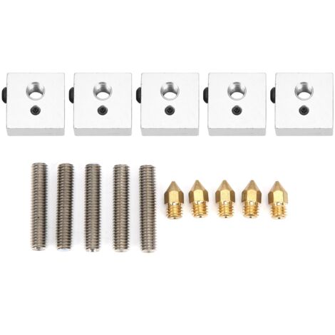 Bloc chauffant en aluminium pour buse Makerbot MK8, accessoires de conduit pour extrudeur d'imprimante 3D
