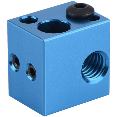 Bloc chauffant en aluminium pour imprimante 3D Makerbot - Pièce de rechange pour extrudeur (Bleu)