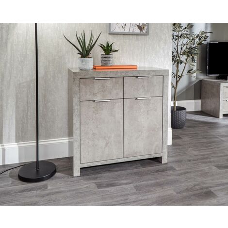 main image of "Bloc Compact Sideboard Concrete"