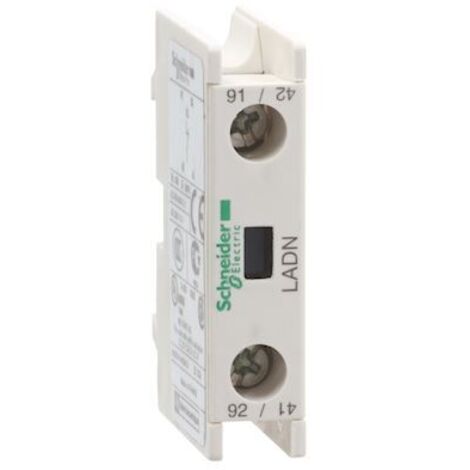 bloc contacts auxiliaires - pour tesys d et f - 1o - a vis - schneider electric ladn01