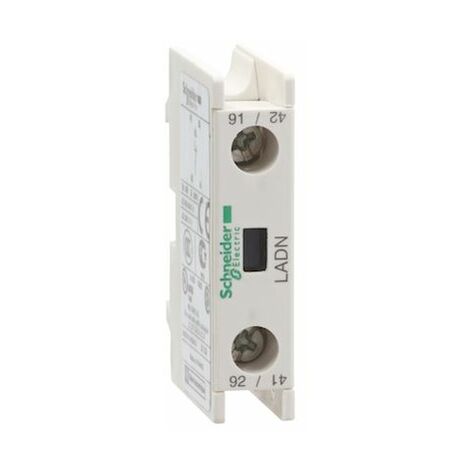 bloc contacts auxiliaires - pour tesys d et f - 1o - a vis - schneider electric ladn01