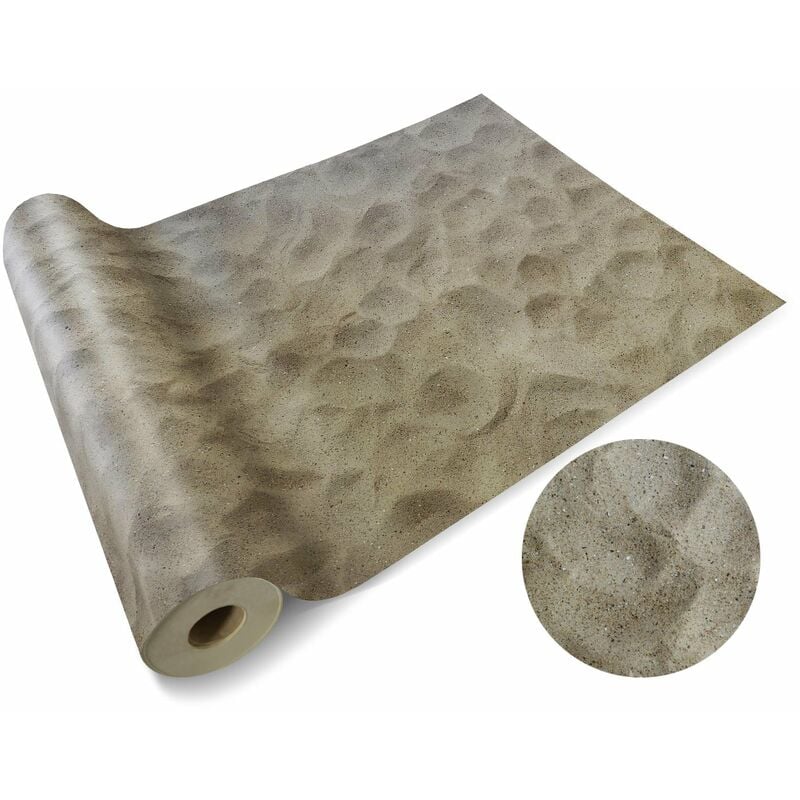 Revêtement de sol pvc 3D Moonlight Vinyle Sable 100 x 300 cm
