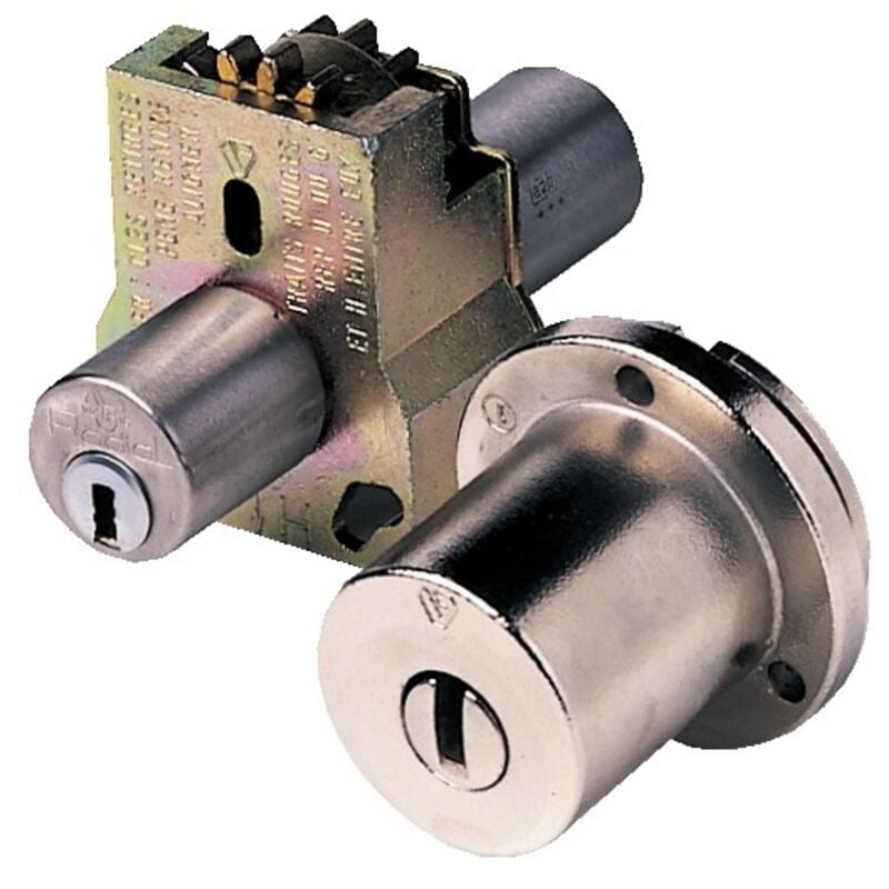 Bloc cylindre ancien modèle radialis cylindre de 60mm pour securibloc fourni avec 4 clés Vachette 27419000