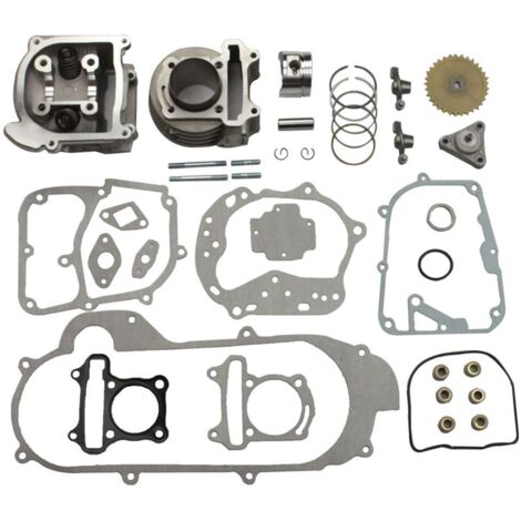 Bloc-Cylindres Modifié Alésage 50mm Cylindrée 100cc pour Moteur GY6 - Kit Mise à Niveau Puissance Scooter Moto