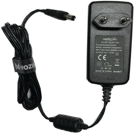 Bloc d'alimentation 12 V 2 A ONEACCESS - Idéal pour les appareils électriques