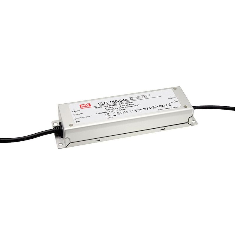 ELG-150-24-3Y Transformateur pour led, Driver de led à tension constante, à courant constant 150 w 6.25 a 24 v/dc non dimmable, protection X130011
