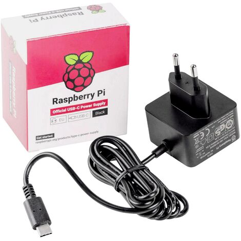 Bloc d'alimentation à tension fixe Raspberry Pi® KSA-15E-051300HE Black Q175262